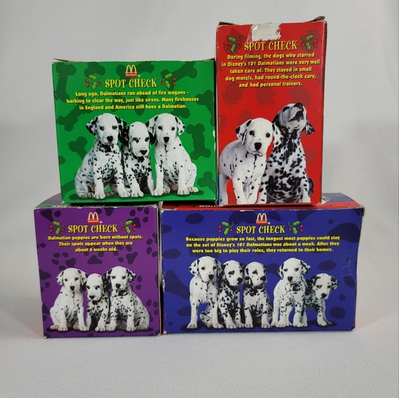 Set Of 4 Vtg 1996 Disney 101 Dalmatians Snow Domes - Picture 13 of 16